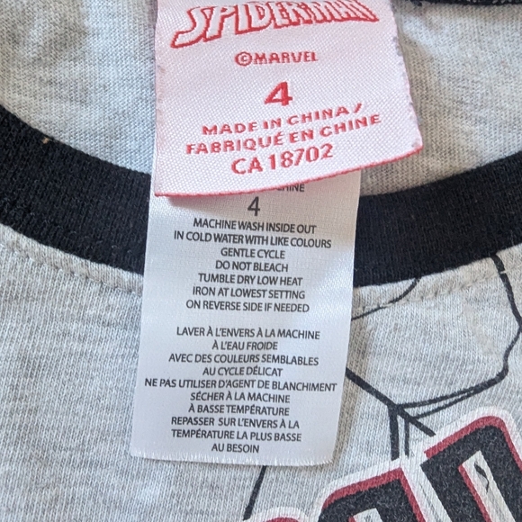 4T Spiderman Long Sleeve Tee - Picture 3 of 4